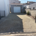 REPRISE ACCES PRINCIPAL EN PLAQUES NIDAGRAVEL - APRES FIN DE CHANTIER