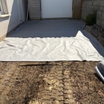 REPRISE ACCES PRINCIPAL EN PLAQUES NIDAGRAVEL - GEOTEXTILE